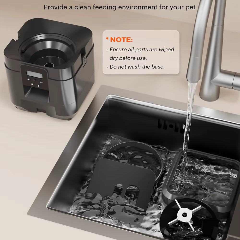 Smart Automatic Pet Feeder - Timed Portion Control for Cats & Dogs